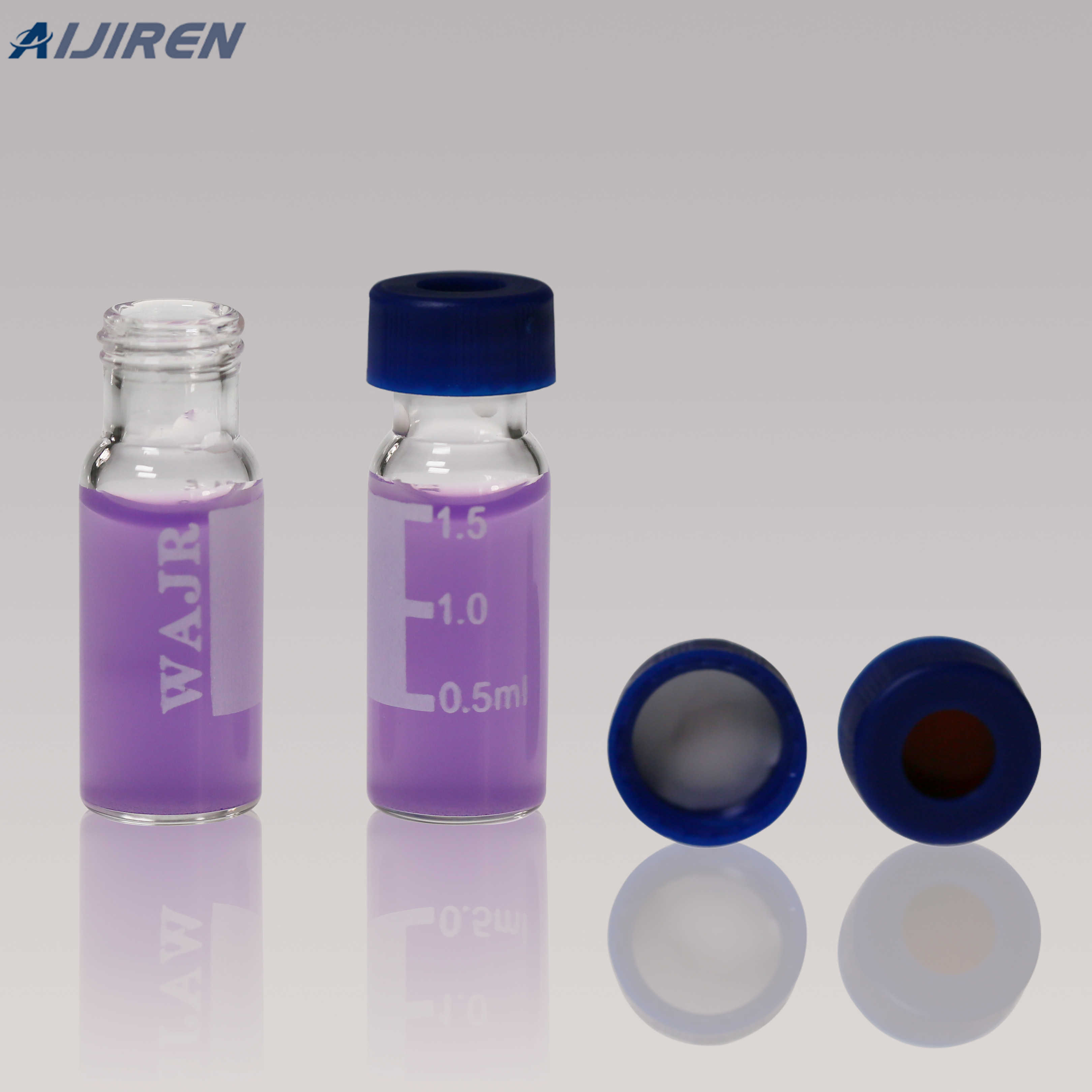 OEM sample vials HPLC clear 2ml vial with ptfe liner pp cap Sigma